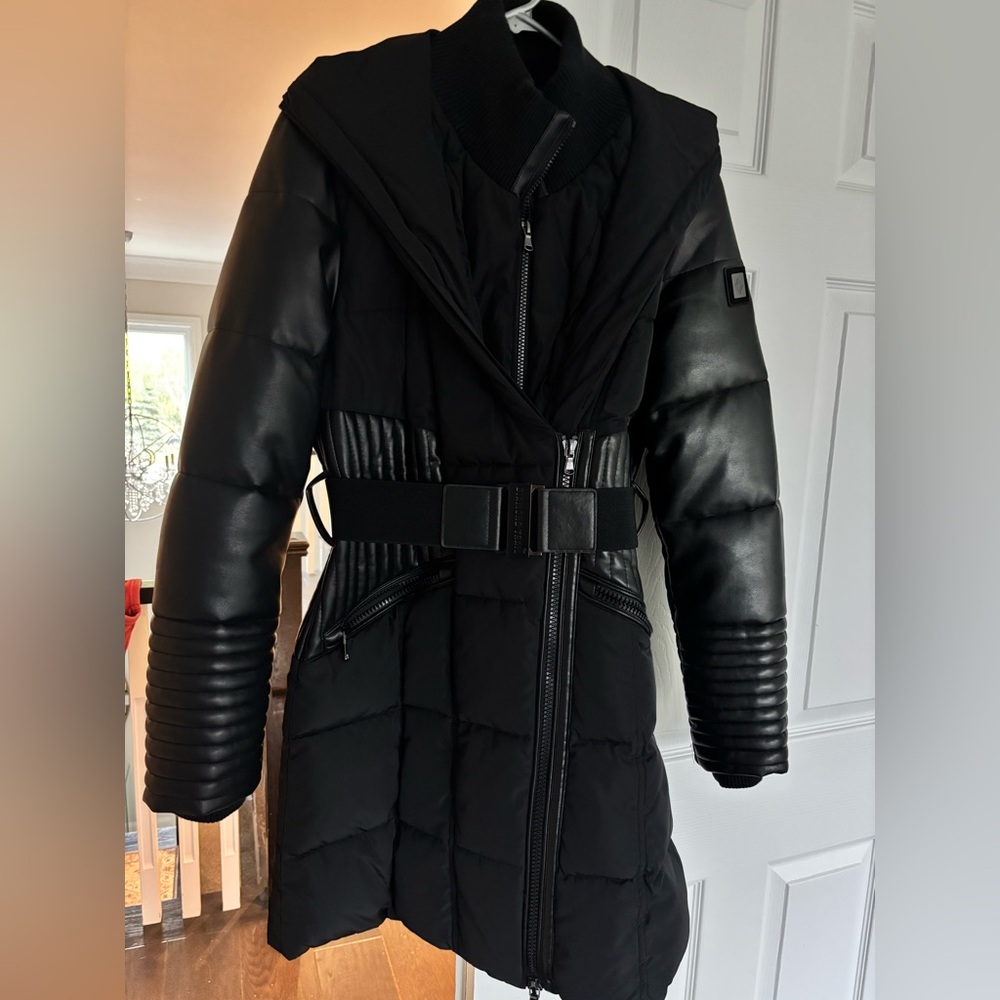 Diamond Supply Co. Black Quilted Puffer Coat